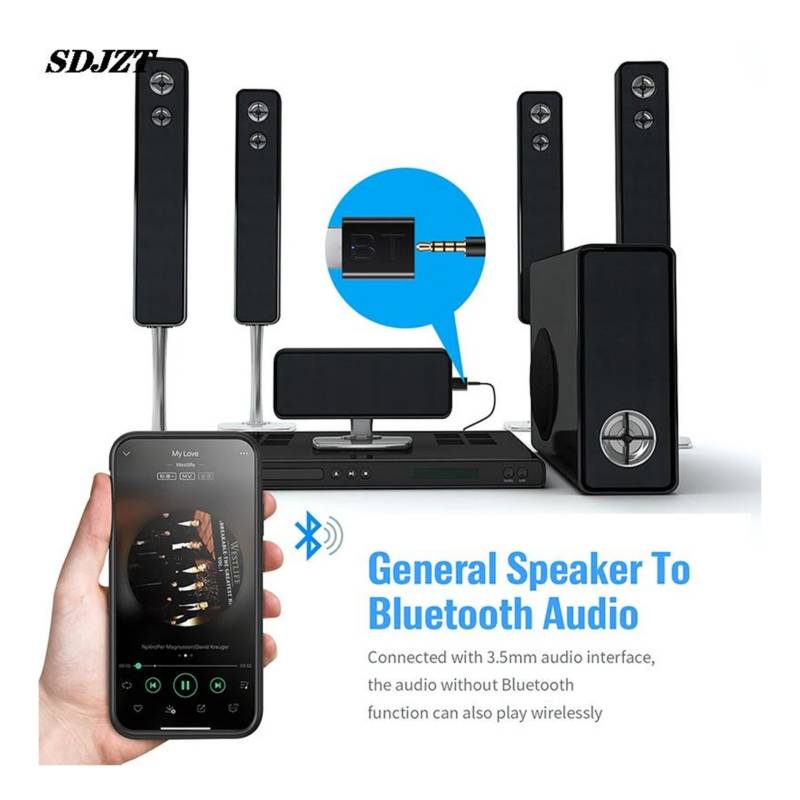 Transmisor Receptor Bluetooth De Audio Seisa Bls-Bt03