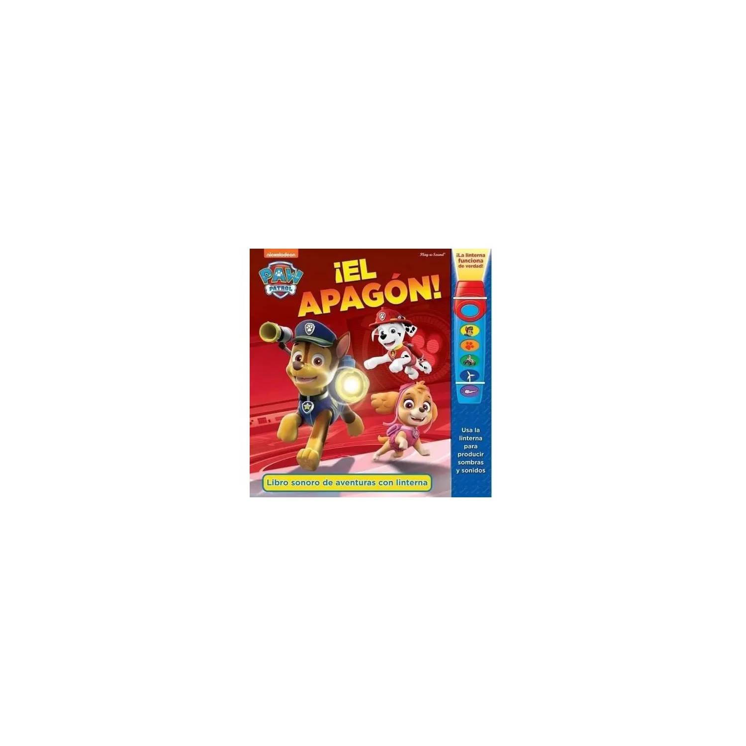 Libro Infantil Nickelodeon Paw Patrol El Apagón con Linterna