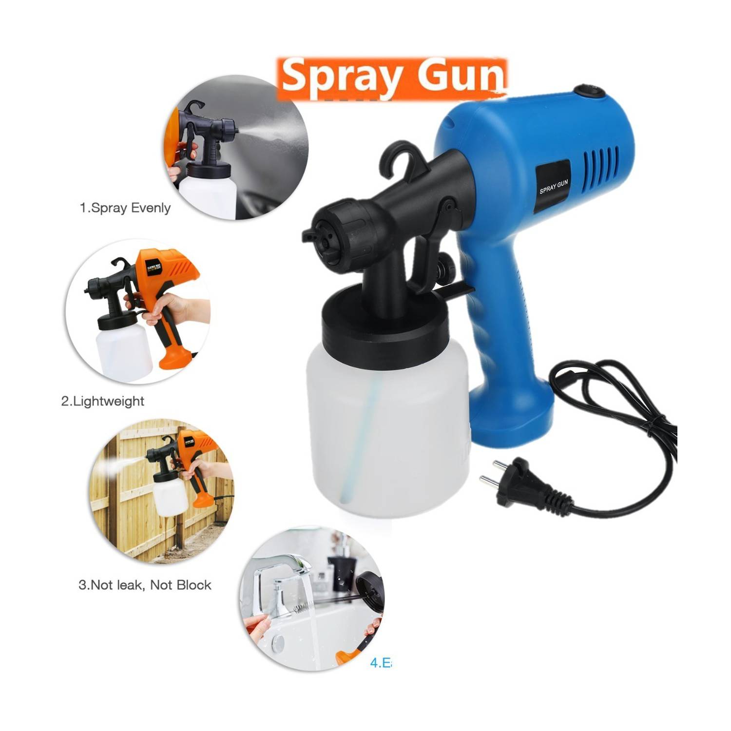 Pintar Spray Zoom Compresor + Pistola + Recipiente