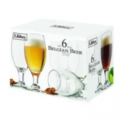 LIBBEY - Copa para cerveza Belgian Beer 6 Piezas 429 ml / 14.5 oz.