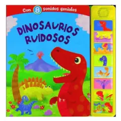 EUROSURBOOKS - DINOSAURIOS RUIDOSOS 8 SONIDOS - Libro Interactivo