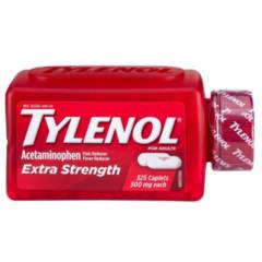 Tylenol extra strength 500 mg - 325 cápsulas