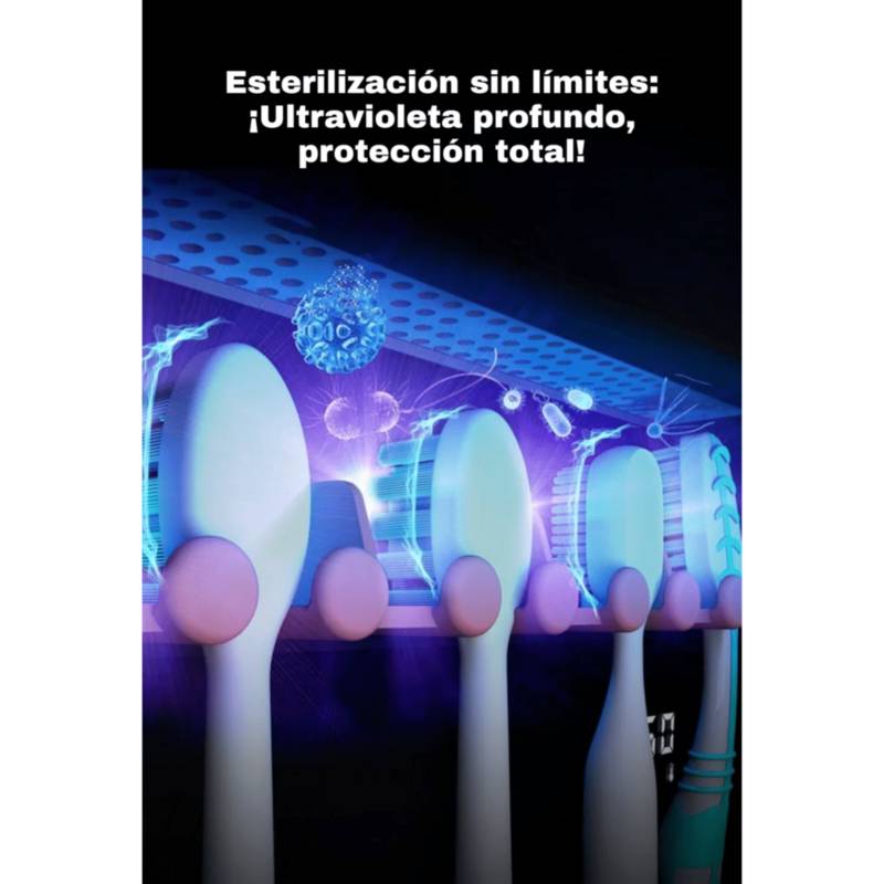 Porta Cepillo + Esterilizador Uv Elimina Bacterias Dentales - jersimport