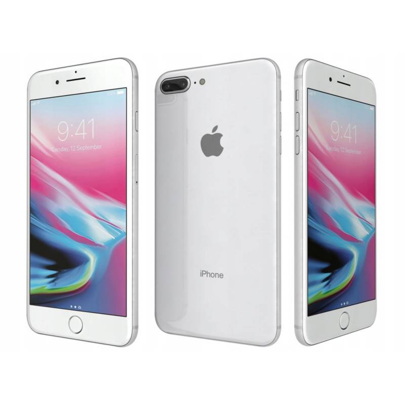 APPLE - iPhone 8 Plus 128gb Grado A Plata Reacondicionado