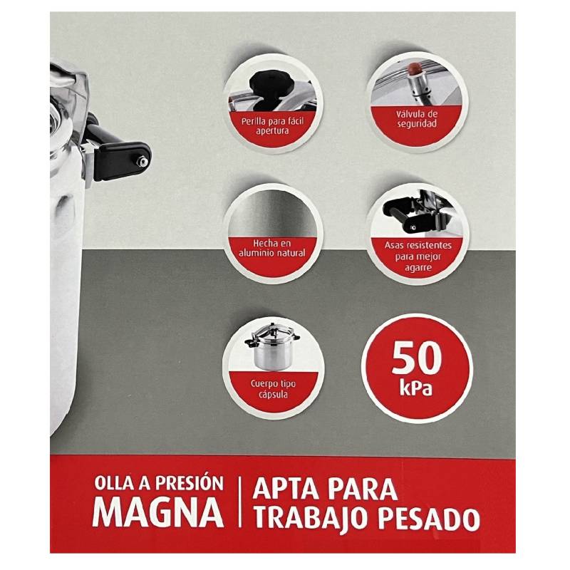 Olla presión magna 15l