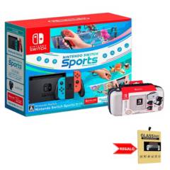 Consola Nintendo Switch Sport - Estuche - Mica