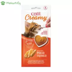 CATIT - Catit Creamy Pollo - Snack cremoso para gatos