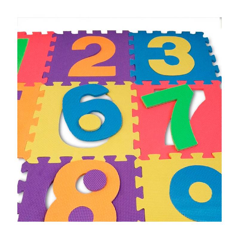 Alfombra Puzzle Multicolor Goma Eva (12 Unidades) 
