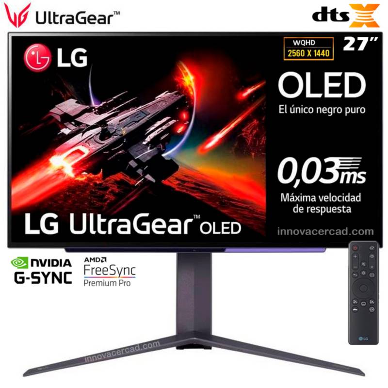 Monitor Gamer LG 27 Ultragear Oled 240hz 0.03ms 27gr95qe-b