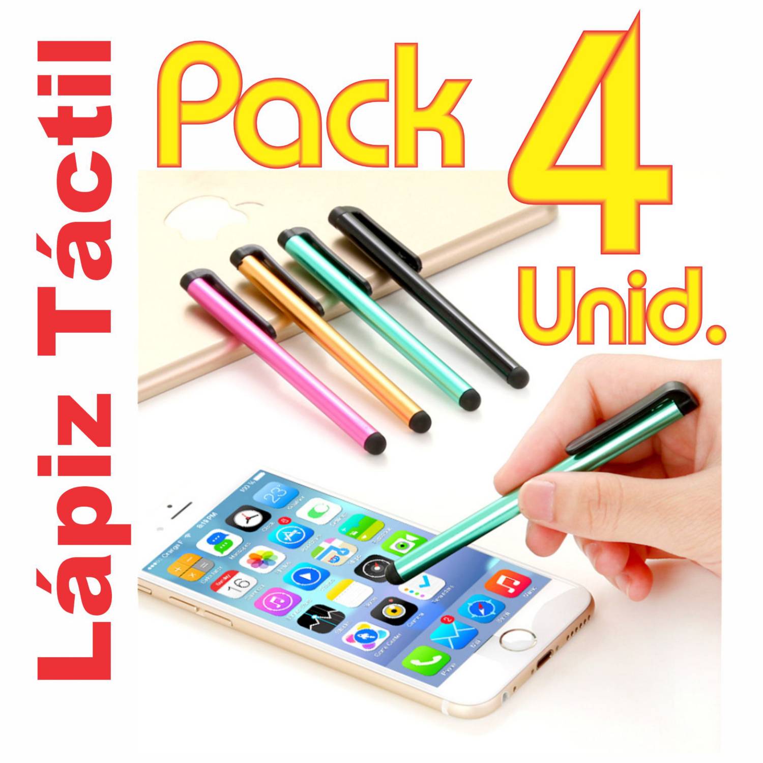 Lapiz Optico Universal Pluma Stylus Celular Tablet Pc Pantalla Touch, Moda  de Mujer