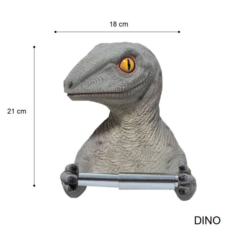 Porta Papel Higienico Dinosaurio 3d Soporte para Toallas - Inobath  IMPORTADO