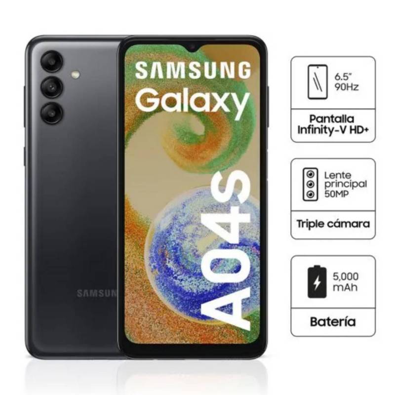 SAMSUNG - Samsung Galaxy A04S RAM 4GB 64GB Negro