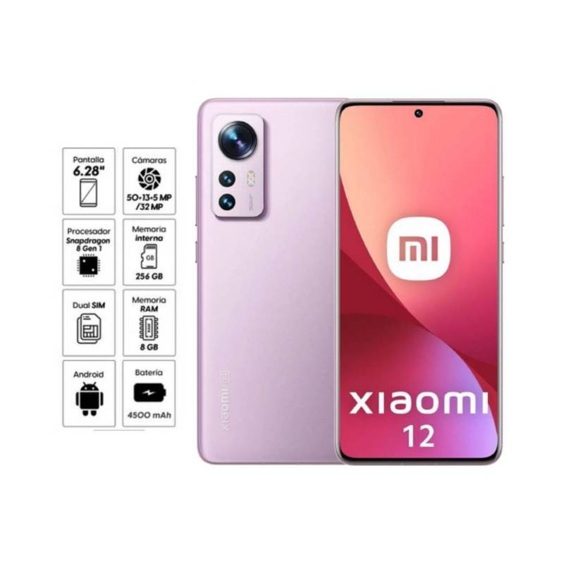 XIAOMI - Smartphone 6.28" Amoled 8GB 256 GB Harman/Kardon 12 - Purple