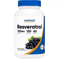 NUTRICOST - Resveratrol 700 mg 120 capsulas