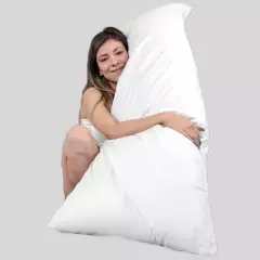 SLEEPER - Almohada Body Pillow con Funda Blanca 300 Hilos 100% algodón