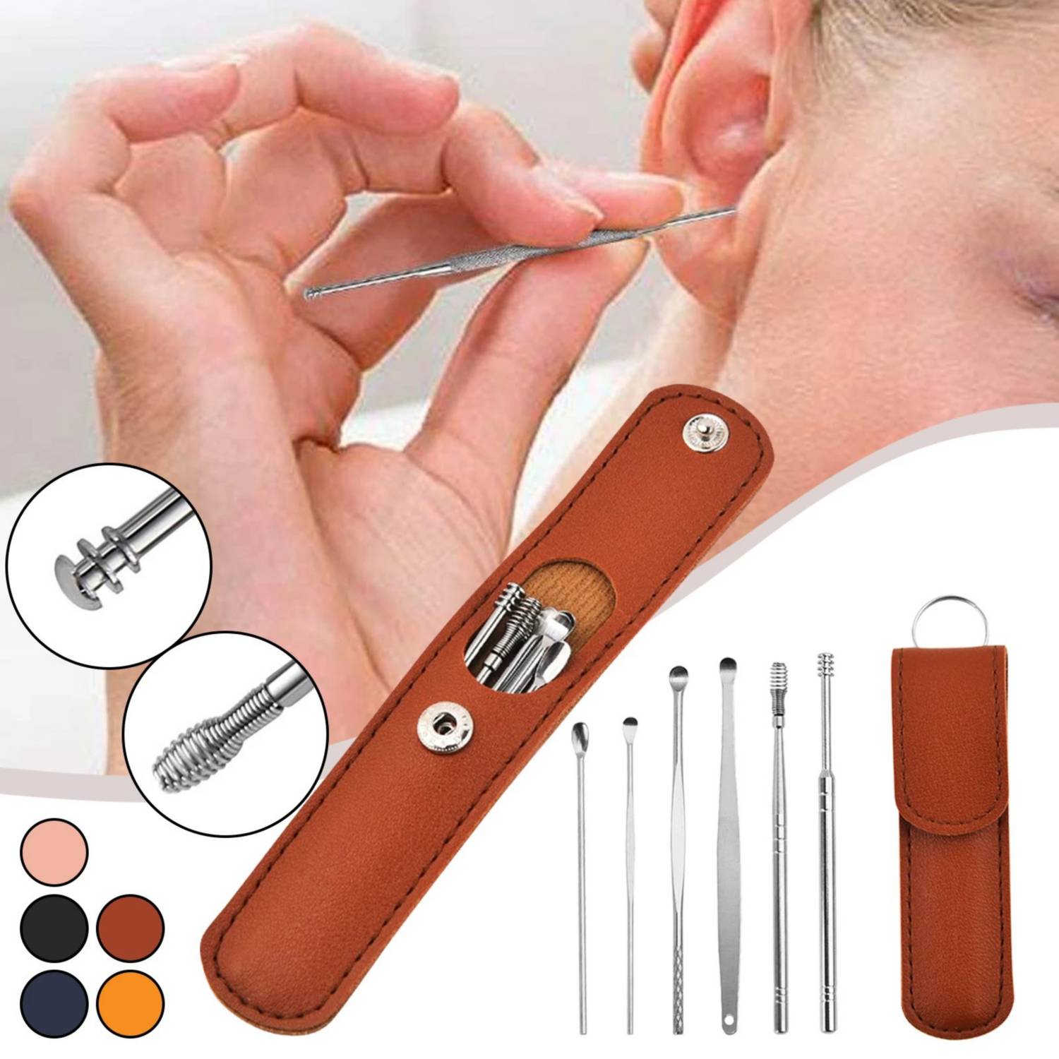 Limpiador de Oídos Kit de Eliminación de Cera
