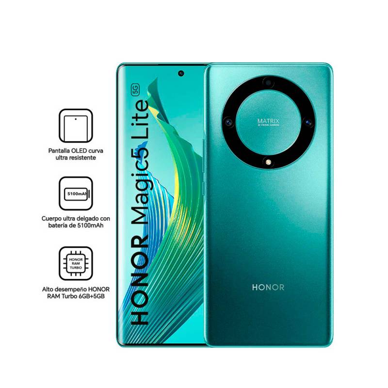 Honor Magic 5 Lite verde de 128GB, precio y características