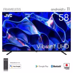JVC - Televisor Jvc 58'' Led Uhd Frameless Android 11 Smart Tv LT-58KB527