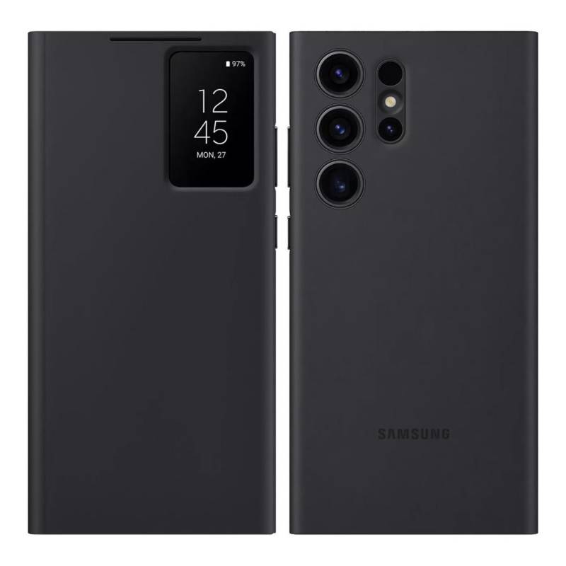 Funda Samsung Galaxy S23 Plus Original Ventana Inteligente, Samsung S View  Wallet Cover - Negro - Spain