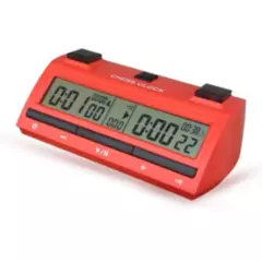 LA CASA DE AJEDREZ - Reloj Digital Ajedrez PURSUN 398 - Rojo