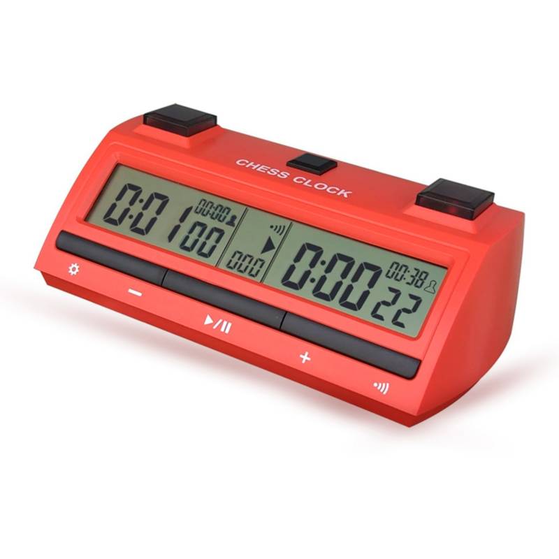 Reloj Digital Ajedrez PURSUN 398 - Rojo LA CASA DE AJEDREZ