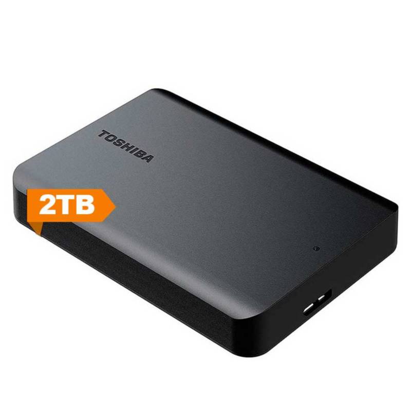 Disco Duro Externo Toshiba Canvio Basic 2tb Usb 30 25 Negro Toshiba 9514