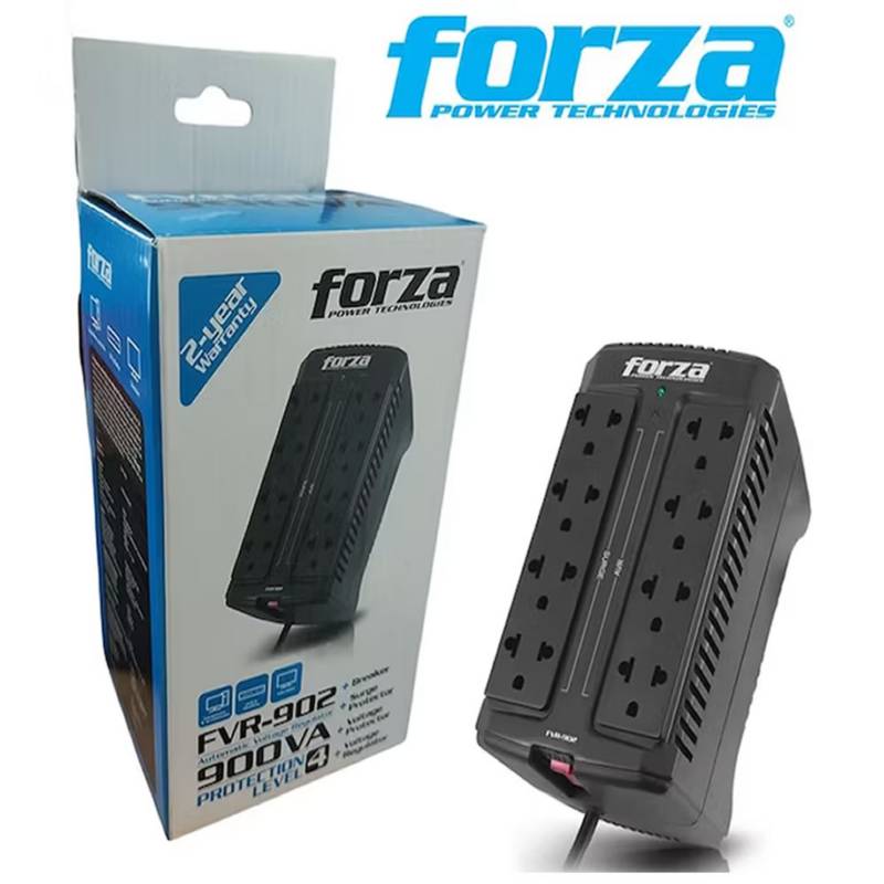 Estabilizador Forza FVR-902 900VA/450W/220V - Negro