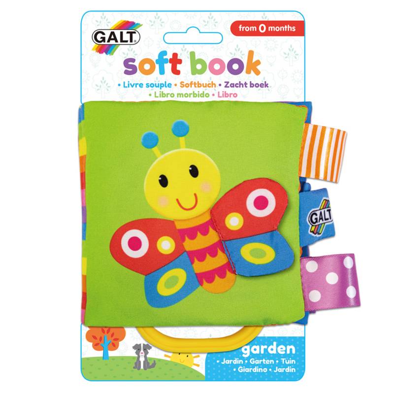 Libro Sensorial Con Textura Para Bebes Soft Books - Jardin GALT