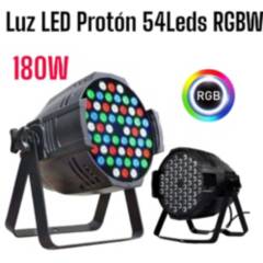 OEM - Luz LED Protón de 54Leds 180Watts RGBW DMX 8Canales