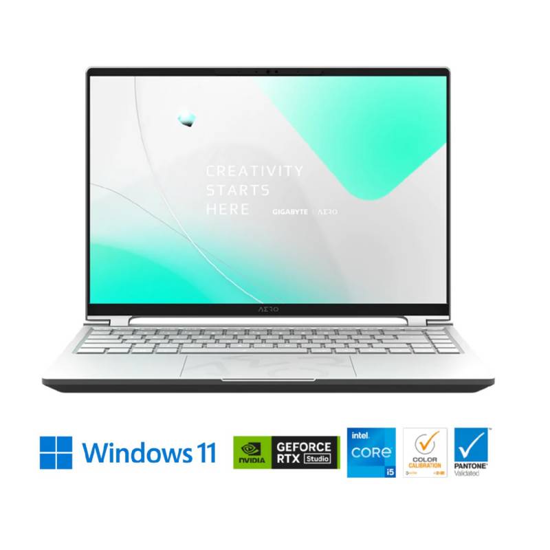 GIGABYTE - Laptop Gigabyte Aero 14 OLED Core i5-12500H 16GB, SSD 1TB, RTX-4050 6GB, 14" QHD, Windows 11