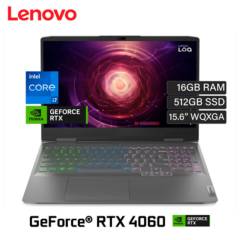 Laptop Lenovo Legion 5 PRO 16IRX8 Ci7 13700HX Ram 16GB Disco 512GB SSD Video Nvidia RTX 4060 8GB 16"