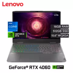 LENOVO - Laptop Lenovo Legion 5 PRO 16IRX8 Ci7 13700HX Ram 16GB Disco 512GB SSD Video Nvidia RTX 4060 8GB 16"