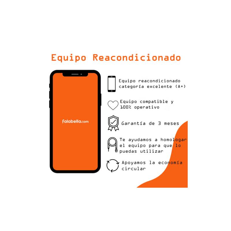 APPLE iPhone 11 64GB - Blanco - Reacondicionado