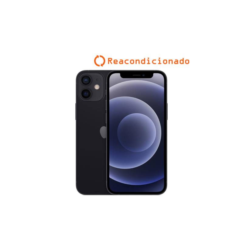 APPLE - iPhone 12 Mini 128GB Negro - Reacondicionado