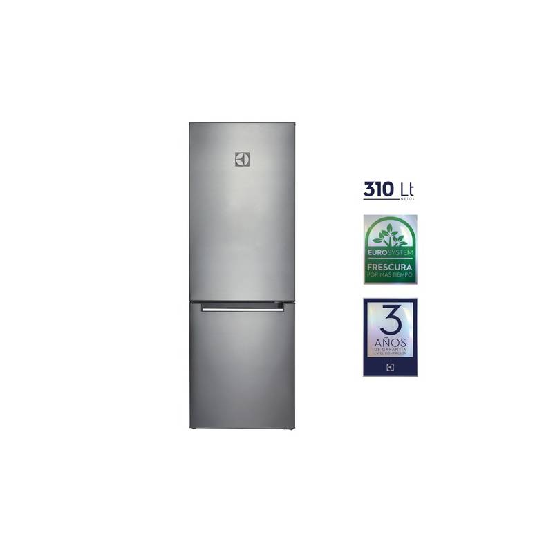 ELECTROLUX - Refrigerador Electrolux 310L Frost Bottom Freezer Silver ERT32G2KSQS