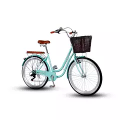 JAFI - Bicicleta de paseo Jafi Lavender 26 Verde