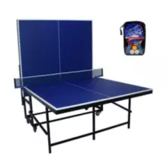 GENERICO - Mesa De Ping Pong Plegable Modelo Americano 15mm