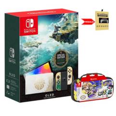 Consola Nintendo Switch OLED Zelda Tears of the Kingdom - Estuche - Mica