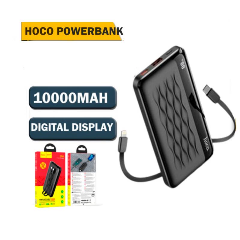 Power Bank HOCO 10000 mAh Cargador para celulares carga rapida HOCO