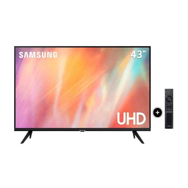 SAMSUNG - Televisor Samsung UN43AU7090GXPE 43 pulgadas UHD 4K Smart TV
