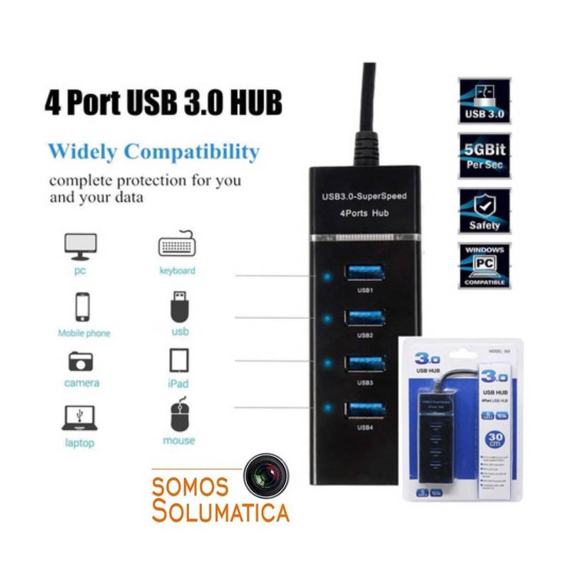 HUB USB 3.0 SEISA 4P CQT-043