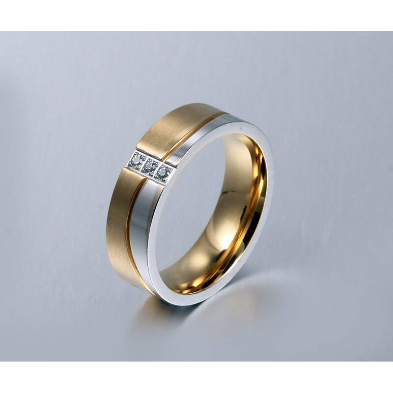 Anillo de Matrimonio Gold Dream Hombre Bañado Oro 18K - Genieka