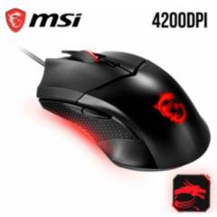 Mouse Gaming MSI clutch GM08 LED Rojo
