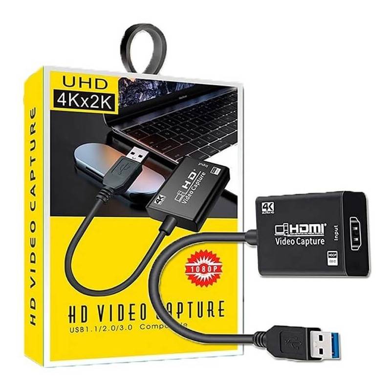 CAPTURADORA VIDEO HDMI 1080P A USB