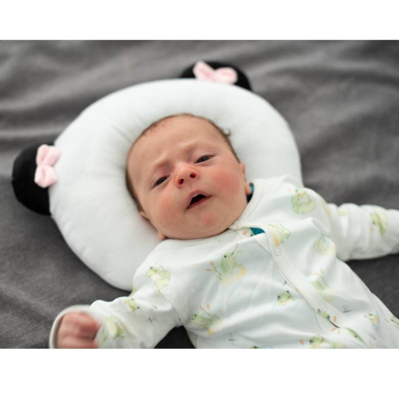 Almohada anti cabeza plana bebé panda niño GENERICO
