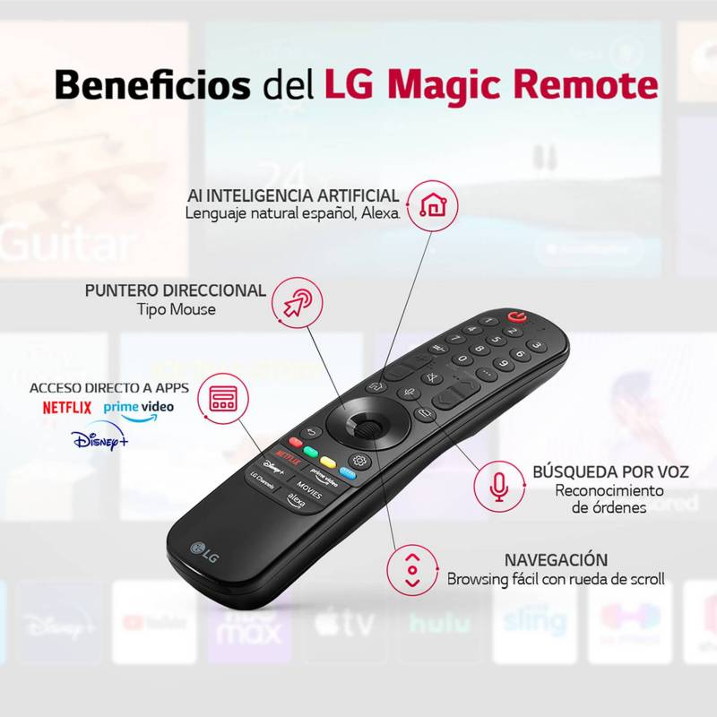 Pantalla LG 55 UHD AI ThinQ UR8750PSA 4K SMART TV 