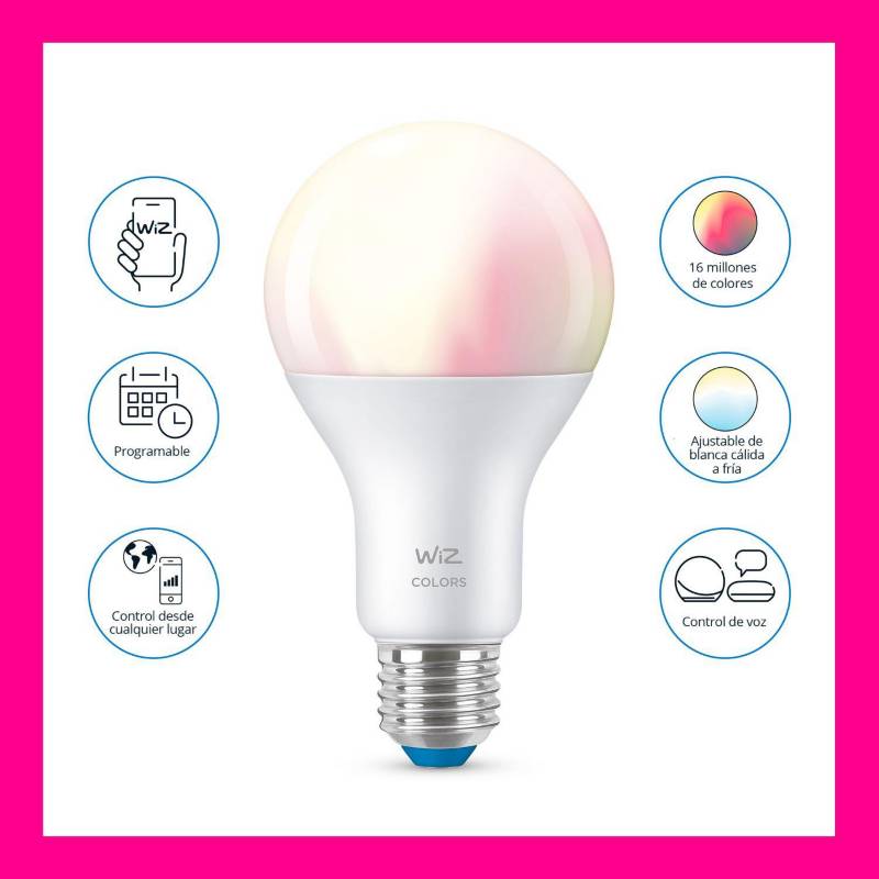 Pack 2 Bombillas LED Vela Philips Hue RGB mas luz blanca