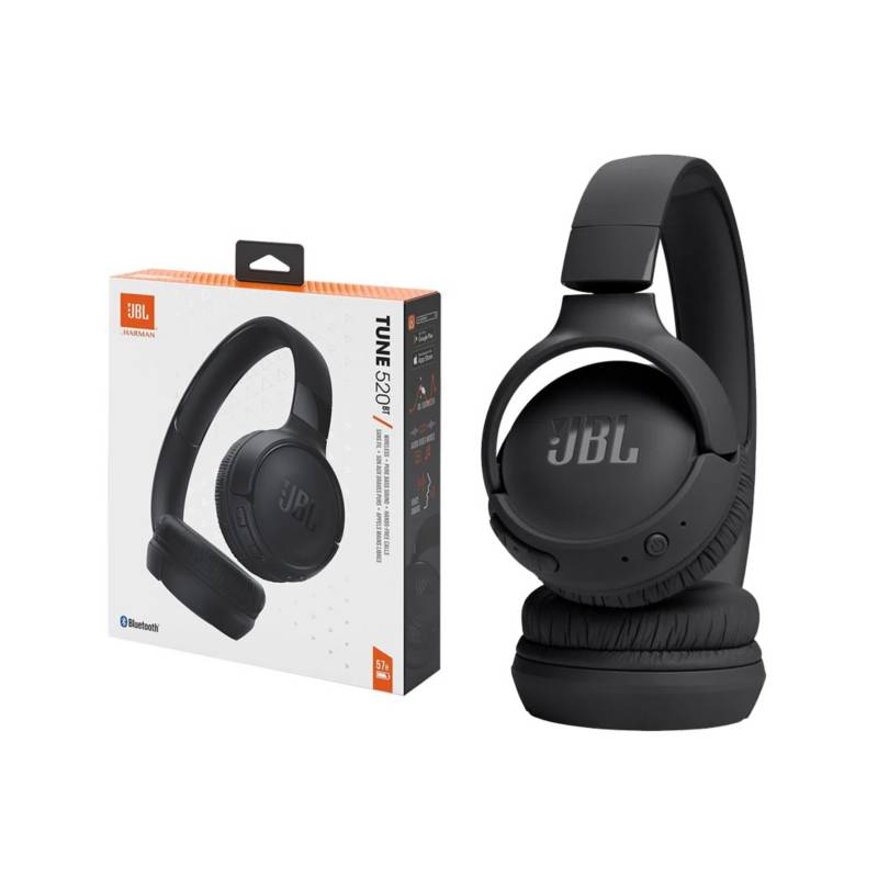 Auriculares inalámbricos Audífonos Bluetooth JBL TUNE 520BT-Negro JBL