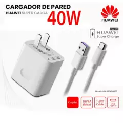 HUAWEI - Cargador Para Huawei Super Carga 40W  - Blanco
