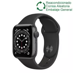 APPLE - Apple watch series 6 A2294(44mm,GPS)-Negro reacondicionado(NO NUEVO)